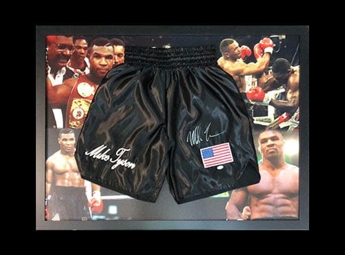 マイク・タイソン EVERLAST ボクシングショーツ サイン入り マイク