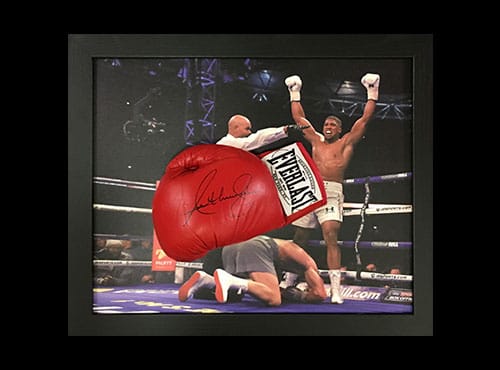 お宝】シュガーレイレナード サイン入りグローブ シュガー・レイ