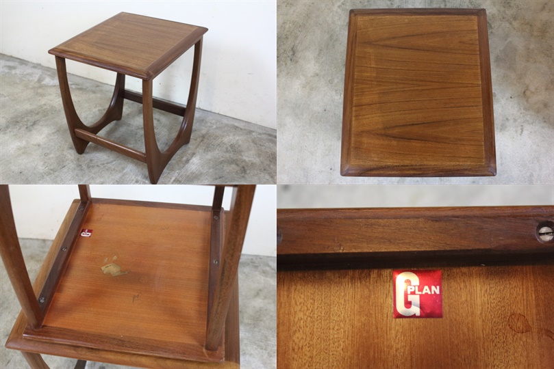 G-PLAN ジープラン タイルトップネストテーブル さ58-2