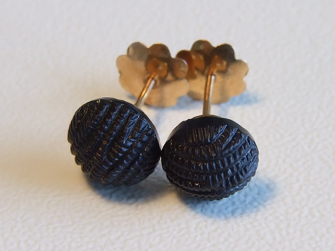 ジェットのアンティークジュエリー