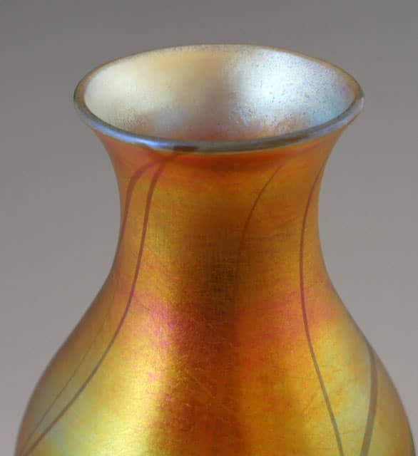 ティファニーグラス花瓶コンポートアンティーク