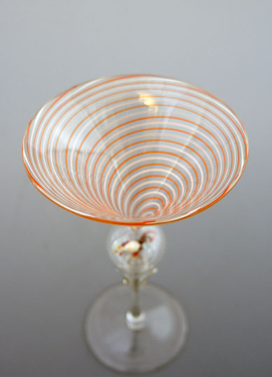 ビミニ「にわとりフィギュア入りグラス」《アンティックかとう》