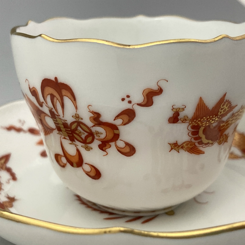 マイセン「龍文様 カップ&ソーサー」《アンティックかとう》