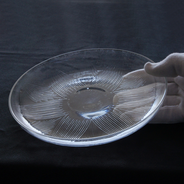 ルネ・ラリック ロータス LOTUS 皿 , Rene-Lalique 1923 ルネ