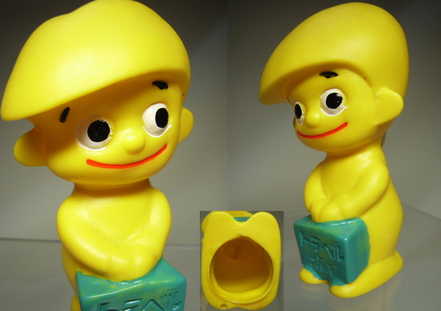 トラベルミン坊やエーザイキャラクターの貯金箱 貴縞 トラベルミン坊や