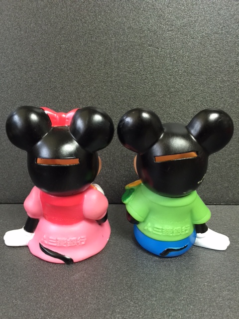 激レア！ 1980年代ビンテージ ミッキーマウス&ミニーマウス BIG