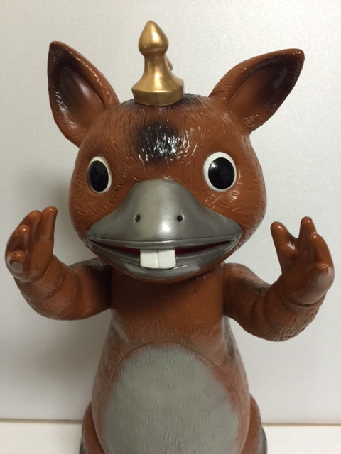 M1号 ブースカ マスコット人形 快獣ブースカ 笛 ソフビ ダイヤモンド