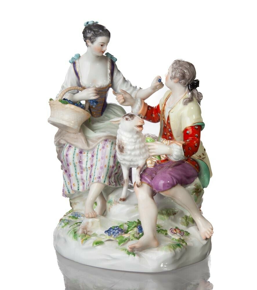 ✤マイセン(Meissen)フィギュリン天使2体セット✤