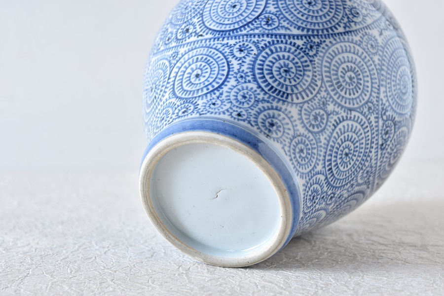 伊万里焼蛸唐草油壺 古伊万里 油壺、蛸唐草、アンティーク 古伊万里 油