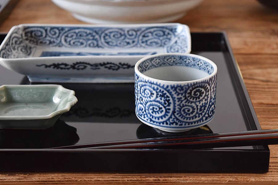 3個 ホビー・楽器・アート 615『瀬戸 馬の目 蕎麦猪口』 /骨董品 古美術