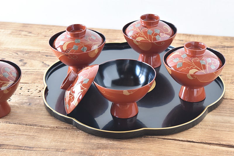 象彦 松梅 久美椀 2客セット 京都 平安象彦 松梅 久美