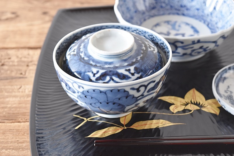 古伊万里 白磁 陽刻 茶碗 茶道具 古美術 古道具 アンティーク 古伊万里