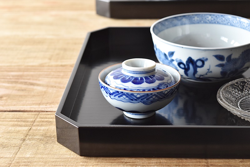 茶碗□古瀬戸 献上手 鉄釉茶碗 与喜トス 向月庵(江戸