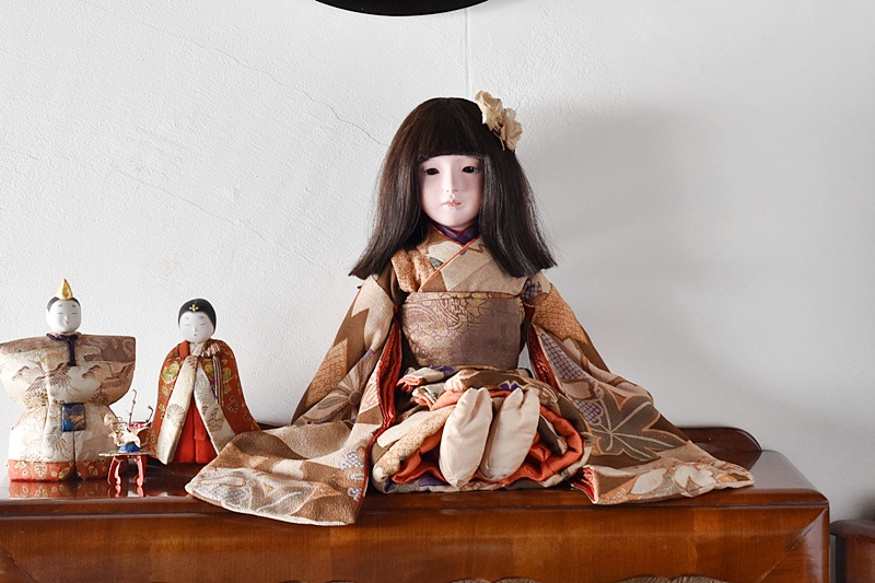 工房朋 市松人形 森重春幸作 少女タイプ 50㎝ - 生活骨董と古布の