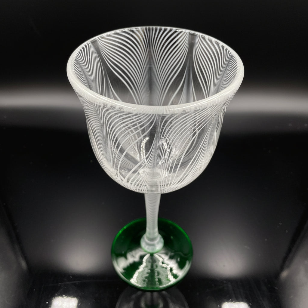 石井 康治 作 手吹き硝子 海月 クラゲ ワイングラス #6 – Antique Liquor