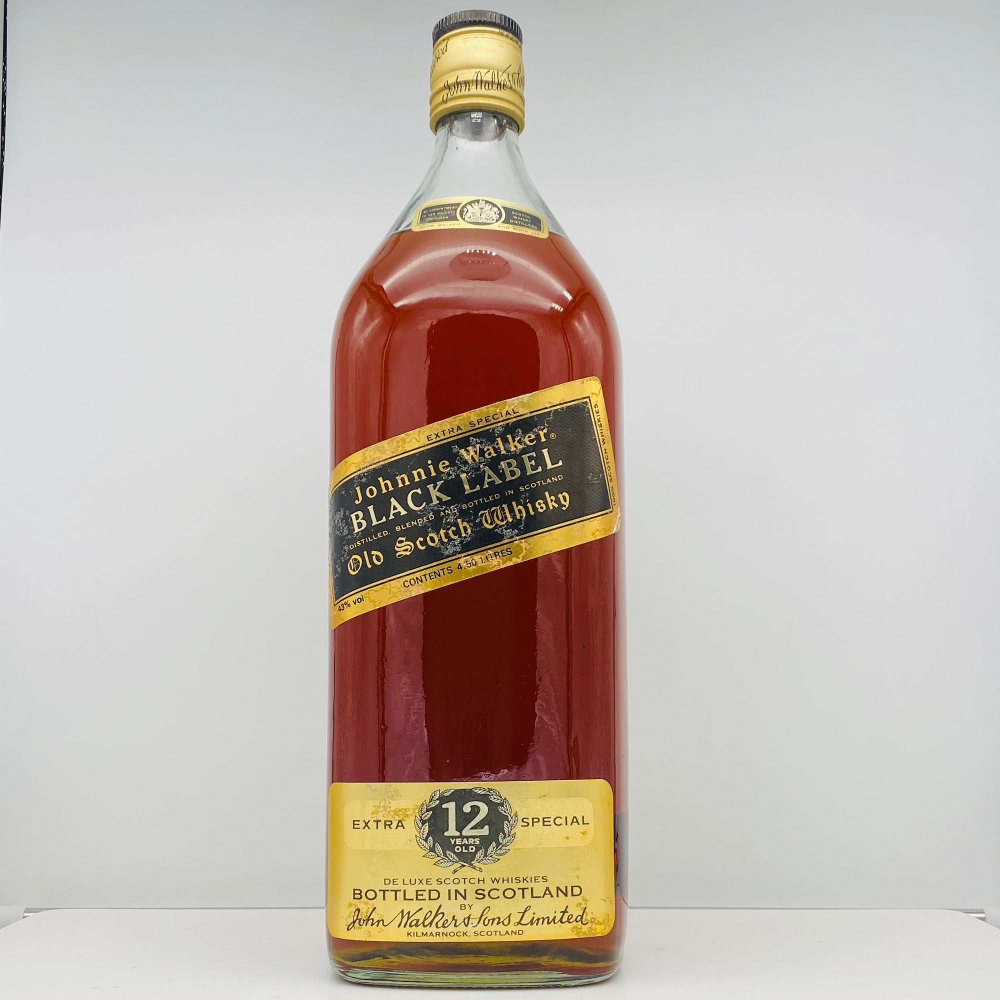 1980年代前半流通、ジョニーウォーカー ブラックラベル 12年、4.5L