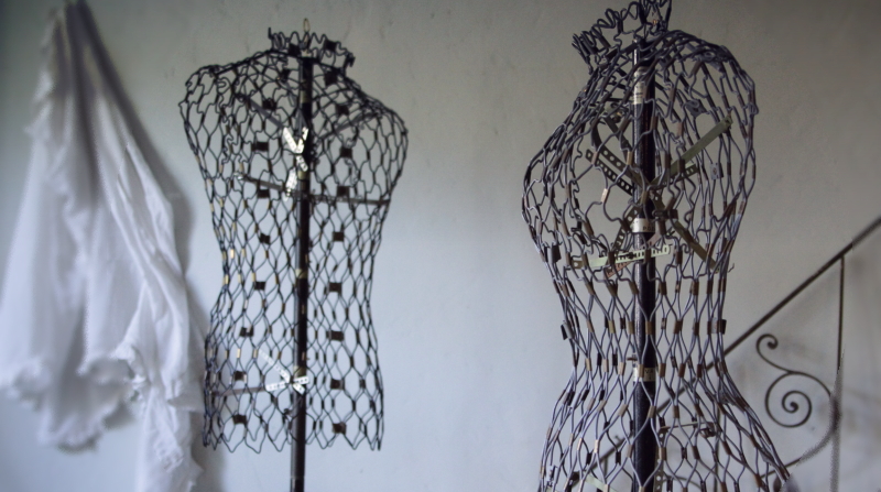 アンティークトルソー マヌカンマネキン フランス ワイヤー le