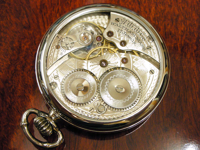 ウォルサム WALTHAM 17石 懐中時計 アラビア数字インデックス