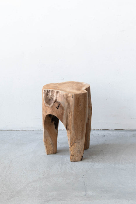 Rustic Wood ログスツール — ANTRY USE ONLY GENUINE
