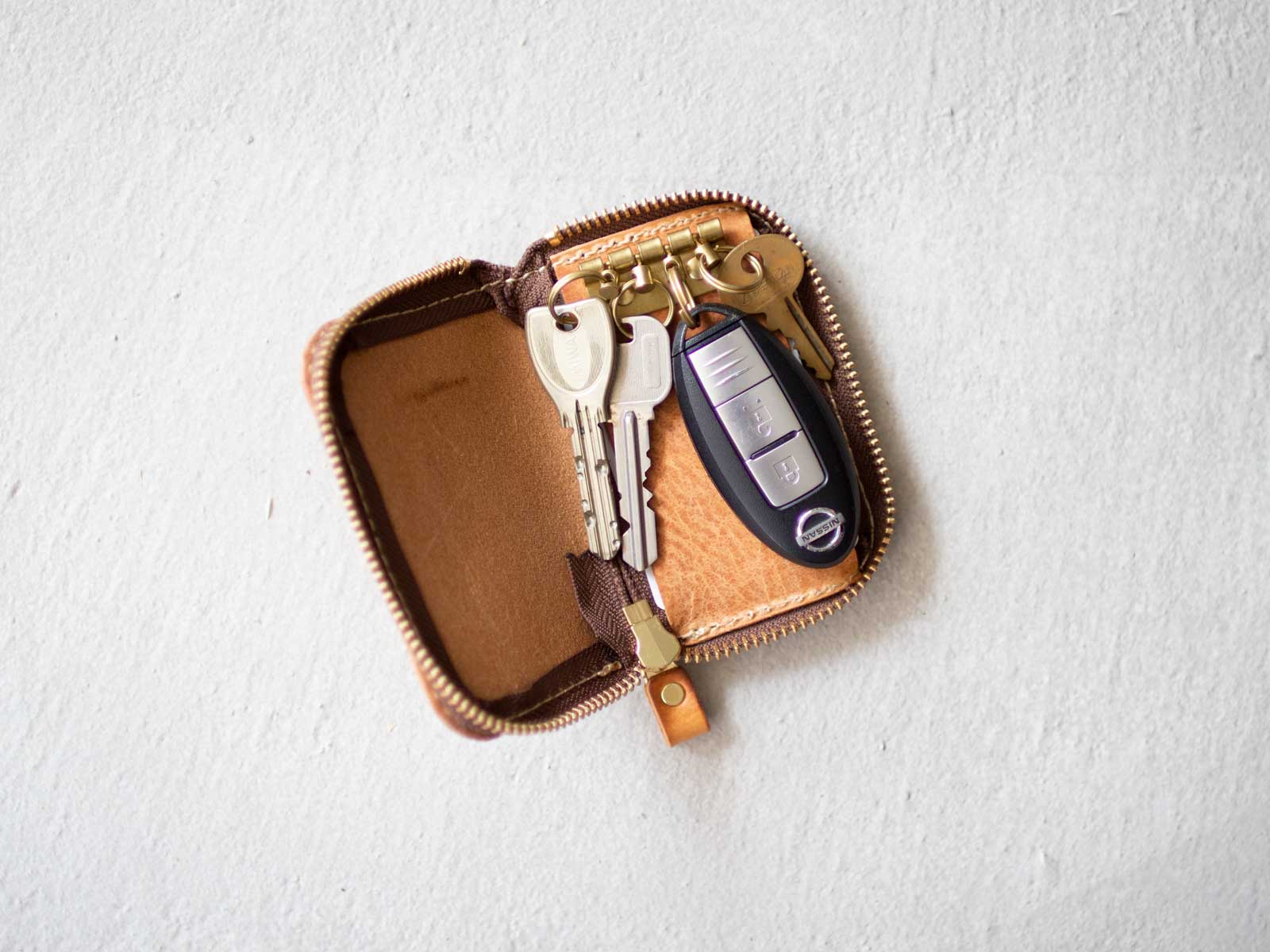 ラウンドファスナーキーケース |analogico（アナロジコ）