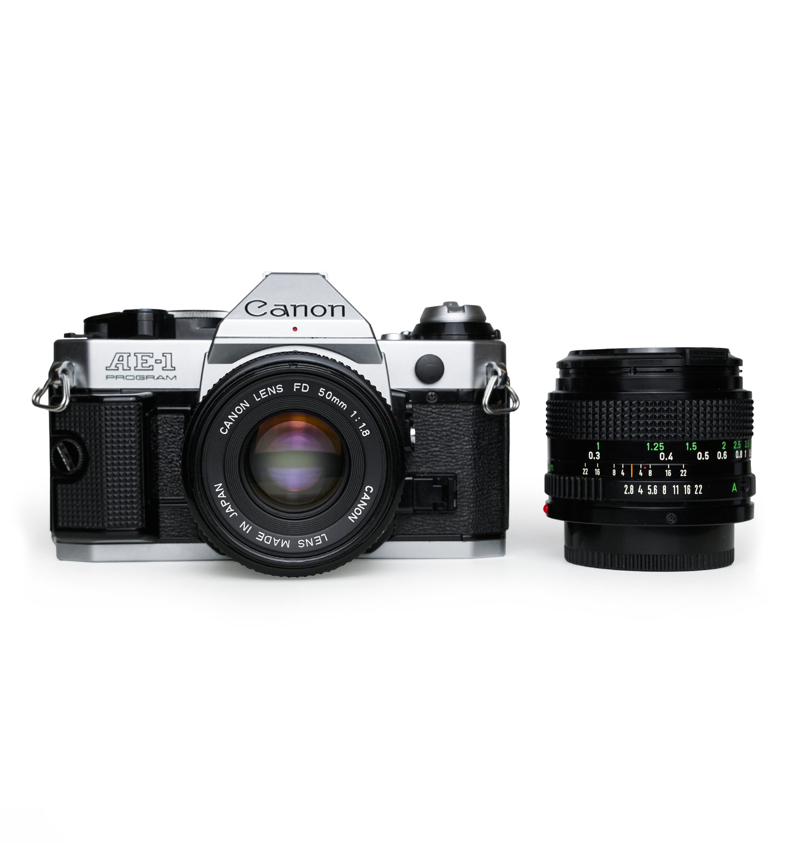 良品】CANON AE-1 PROGRAM + 50mm F2 #76 Canon AE-1 PROGRAM Body and