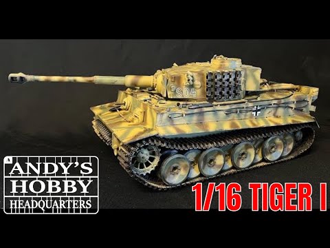 Andy's Hobby Headquarters AHHQ003 1/16 Tiger I Early Production LIMITE
