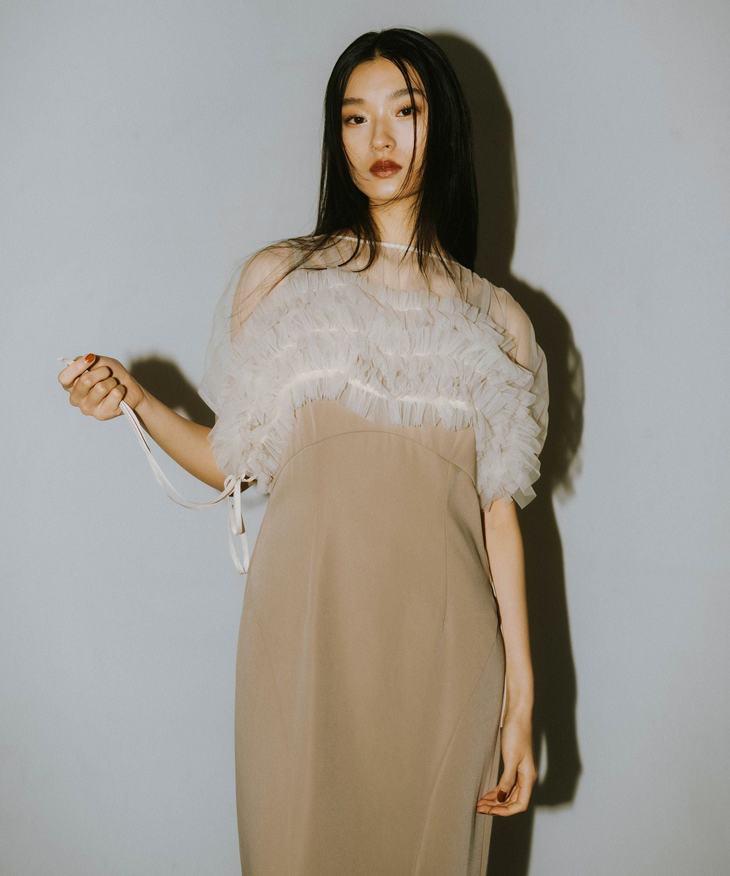 volume soft tulle dress | ANDRESD