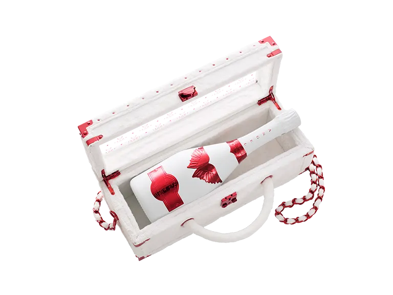 ANGEL CHAMPAGNENV Brut Rosé WhiteHoliday Edition Red | ANGEL CHAMPAGNE