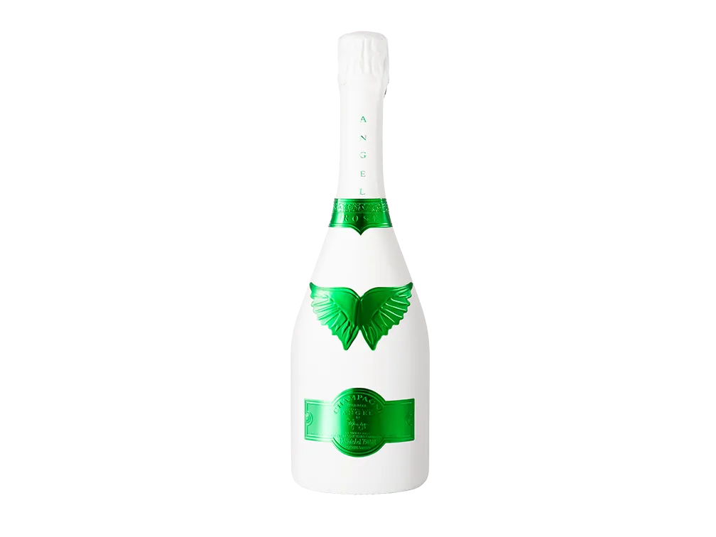 ANGEL CHAMPAGNENV Brut Rosé WhiteHoliday Edition Green | ANGEL