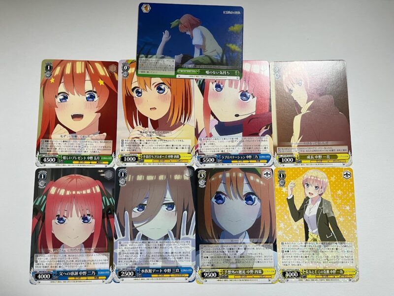 ヴァイスシュヴァルツ 五等分の花嫁 未開封 BOX ボックス 初版