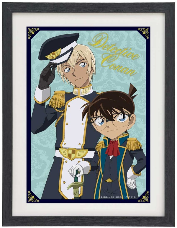 コナン&安室 顔入アート S賞 名探偵コナン 安室・服部ら「アートシリーズ」