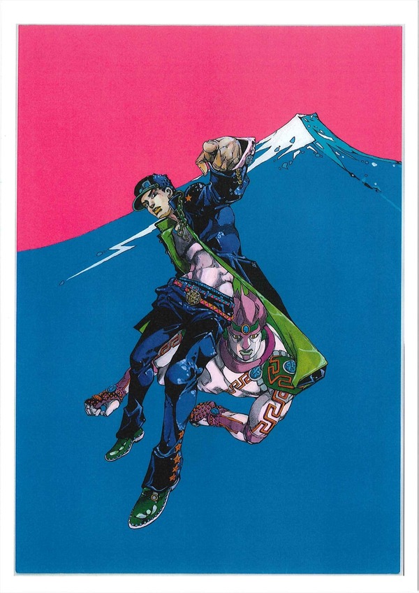 美品 ジョジョの奇妙な冒険 2012年 JOJO展 承太郎&イギー 複製