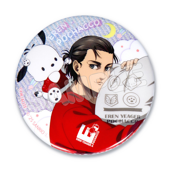 エレン・イェーガー サンリオ ポチャッコ 缶バッジ 5個セット エレン