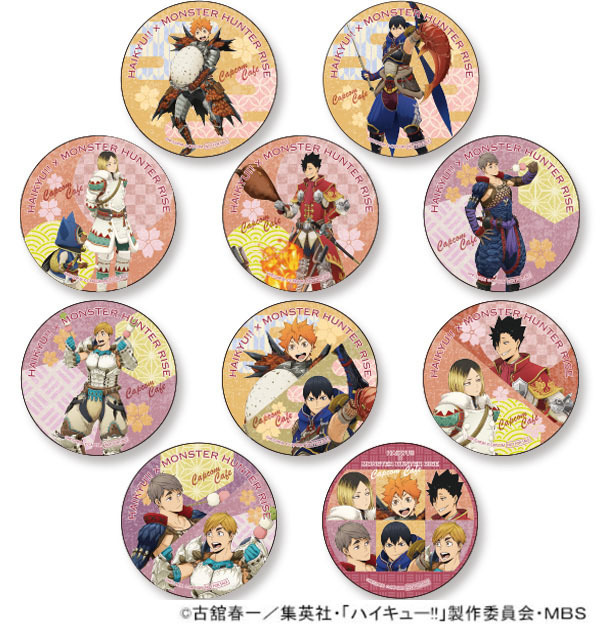 ハイキュー!! モンハン 孤爪研磨 コースター 特典 カプコンカフェ