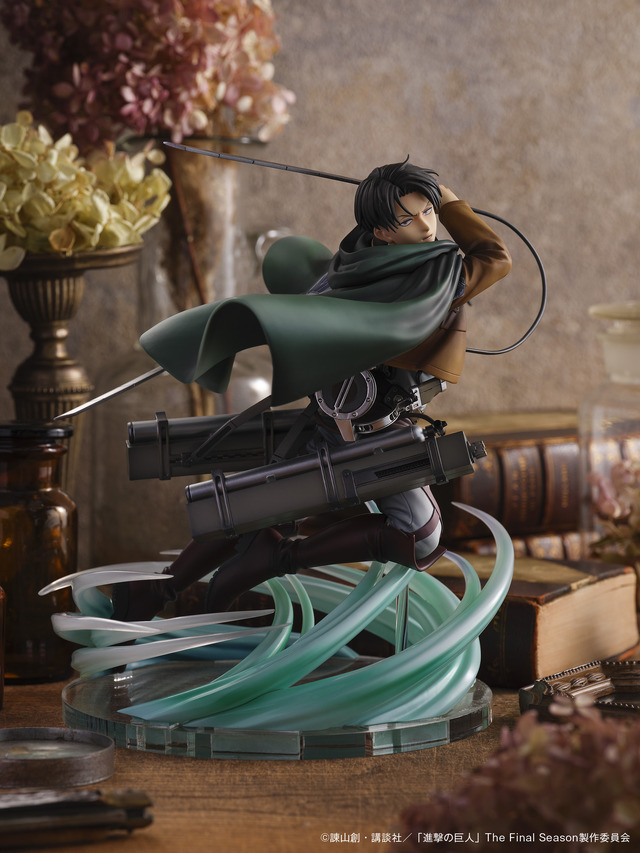 進撃の巨人」リヴァイ、最新1/6スケールフィギュア登場！ “人類最強の
