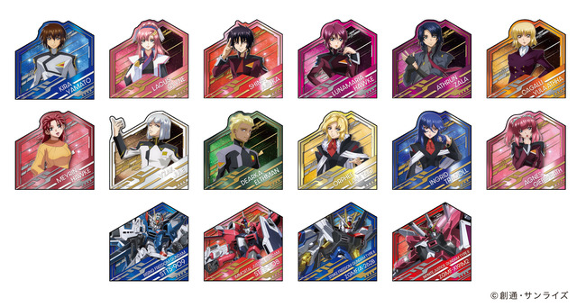 ガンダムSEED FREEDOM」ステッカー、デスクマット、クリアファイルや