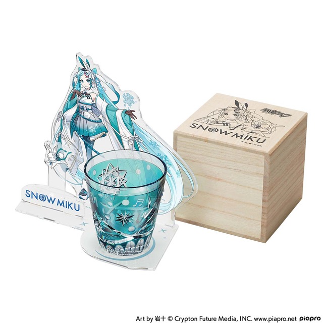 初音ミク」職人が雪ミクと幻想的な雪の世界を手作業で表現！ 伝統工芸