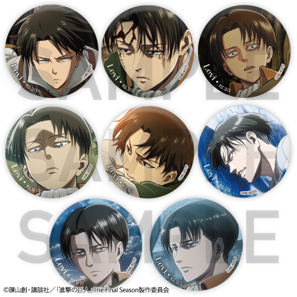 進撃の巨人 アニメ描き下ろし LPサイズ ディスク収納ケース リヴァイ