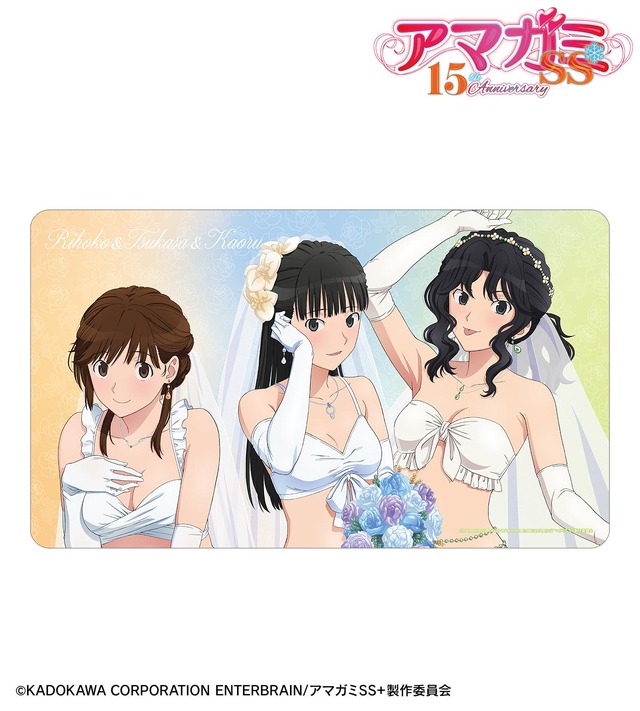 アマガミSS」絢辻詞らヒロインがウェディング水着姿でお祝い♪ “ほぼ