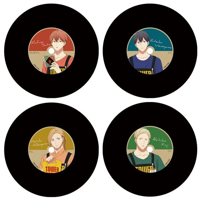 ギヴン」×タワーレコードがコラボ！ タワレコエプロン姿の真冬ら限定