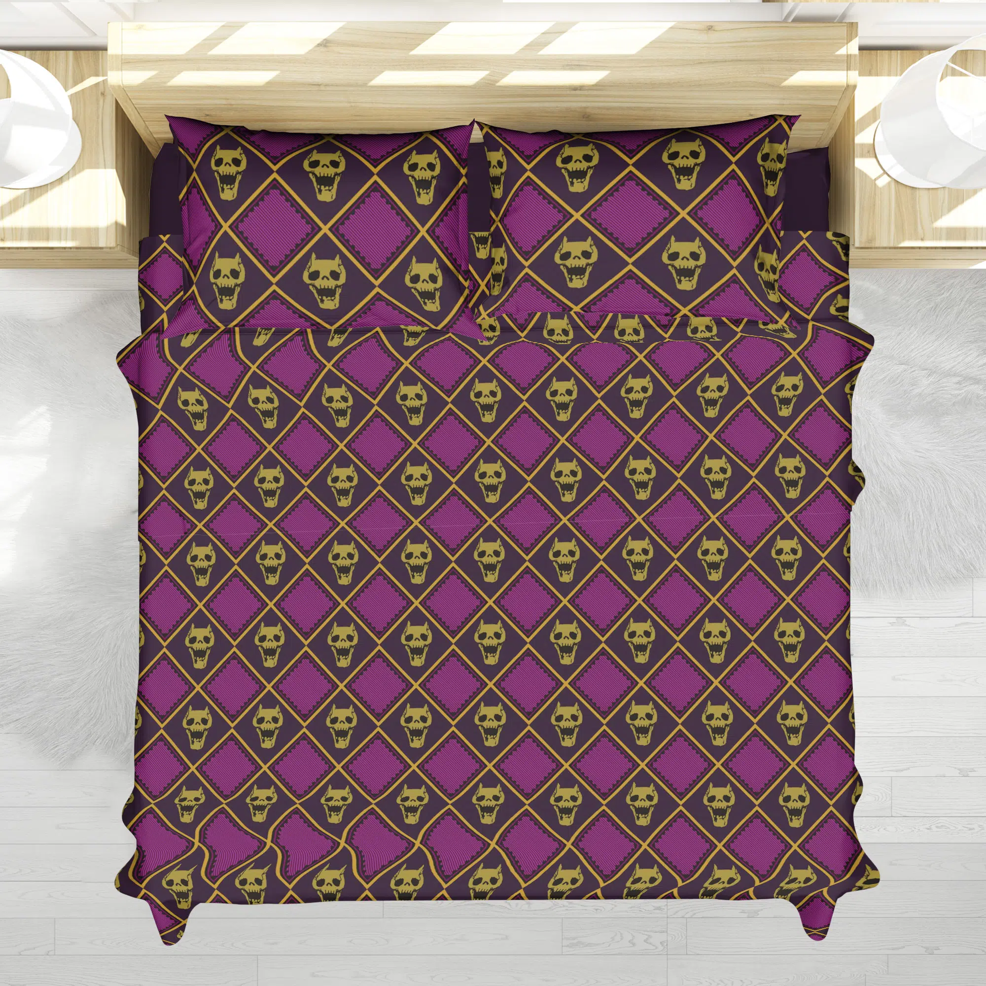 Killer Queen Jojo's Bizarre Adventure Bedding Set | Anime Ape