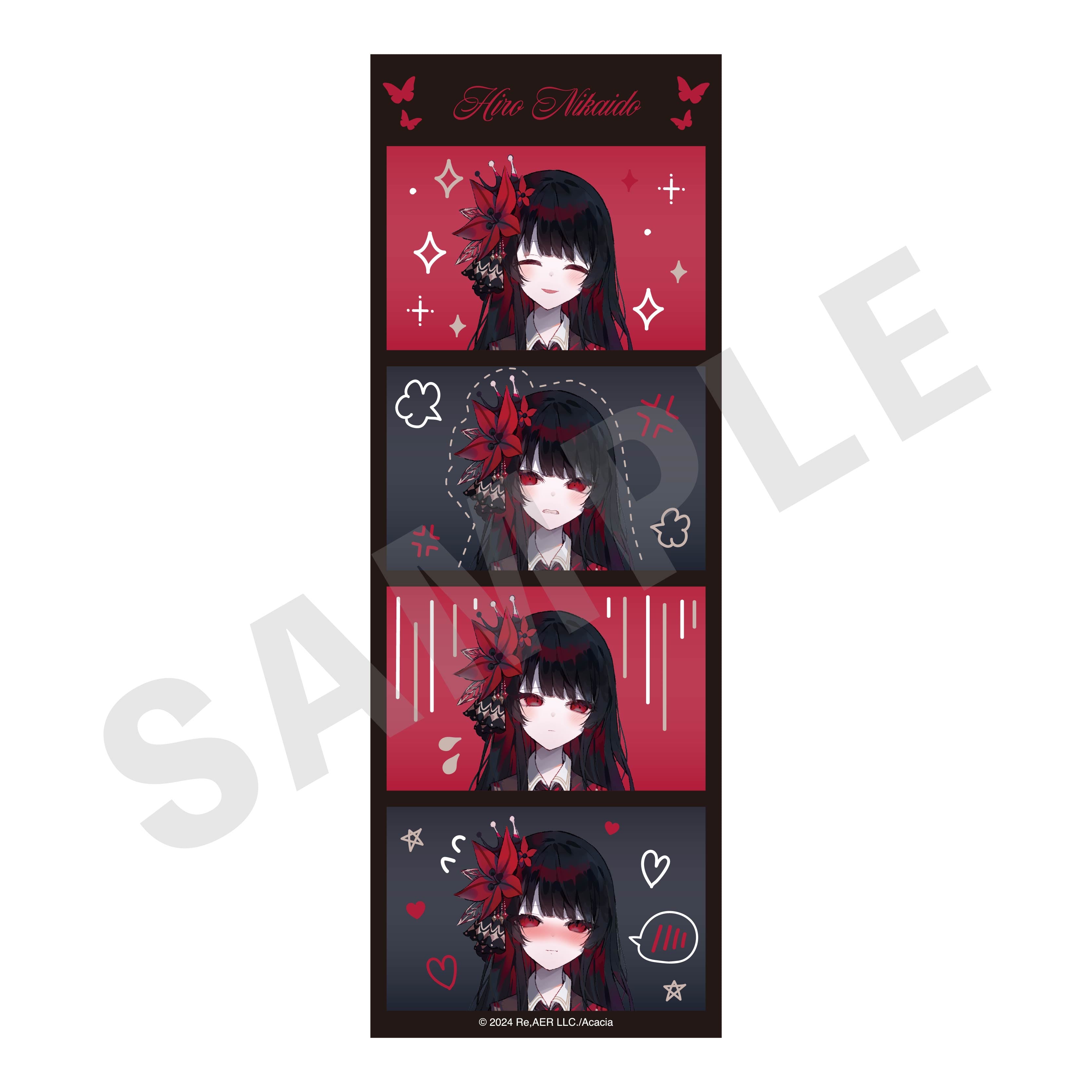 魔法少女ノ魔女裁判 まのさば 二階堂ヒロ 中国 チェキ風カード フォト