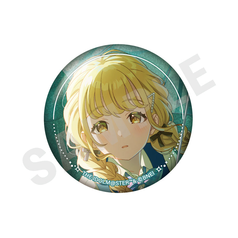学園アイドルマスター グリッター缶バッジ 雨上がりのアイリス 花海咲