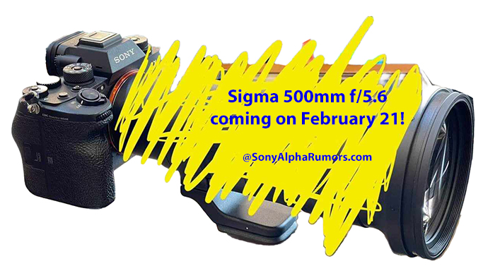シグマは500mm F5.6 DG DNを2月21日に発表する？ - とるなら