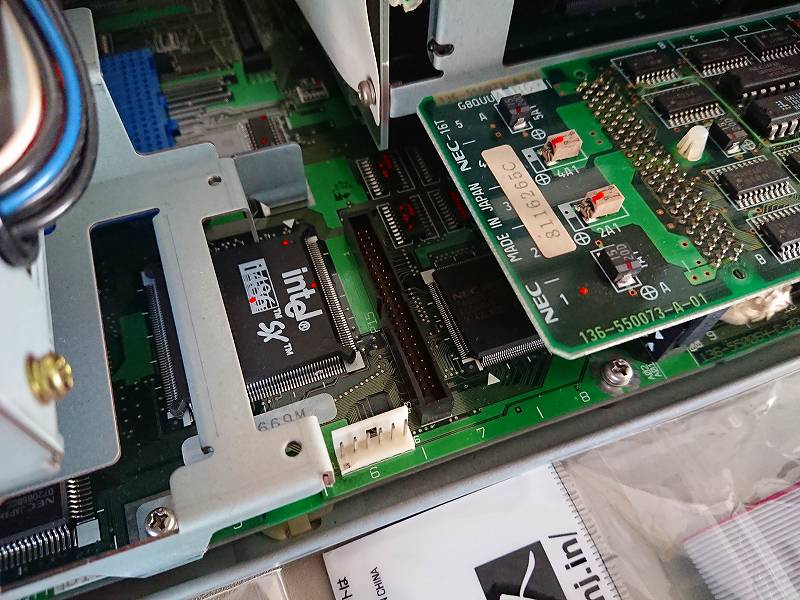 NEC FC-9801KにCF-IDE変換機を取り付けてみる^^ - かべきんブログ