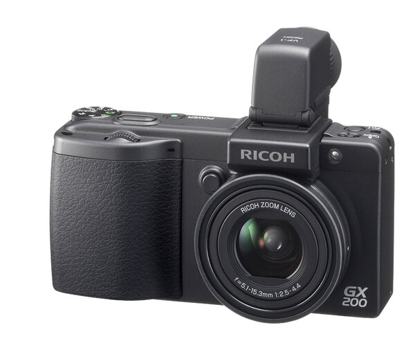 RICOH☆GX200 VF-1 外付けファインダー付属☆高級コンデジ☆現状品