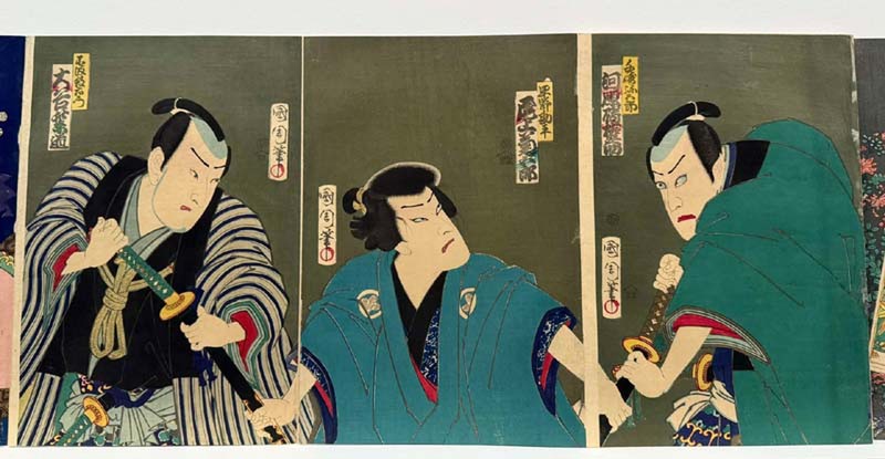 べらぼう 歌川国貞 大判錦絵 手摺木版 骨董 アンティーク 【公式通販】