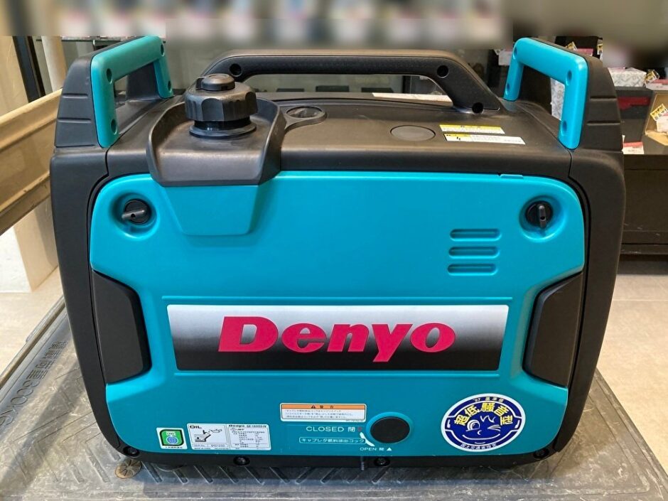 DENYO インバーター発電機 □ GE-1400SS-IV □ 中古 □ 建設機械