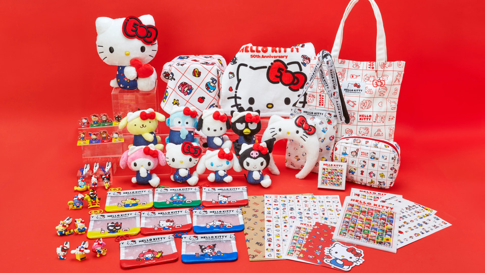ハローキティグッズまとめ売り50点セット ハローキティ50周年記念の