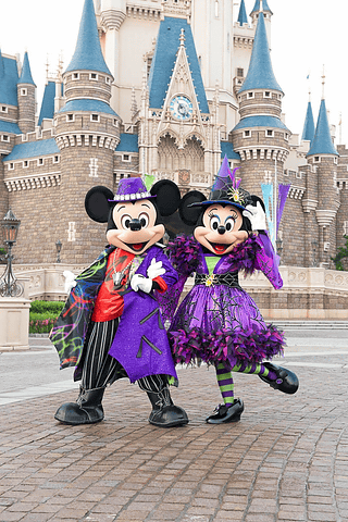 ミッキーマウスとミニーマウス 東京ディズニーランド、「ハロウィーン